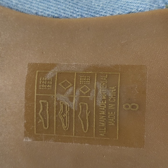 1143- Yoki Women's Mules Denim Size 8 NWT - Picture 10 of 10